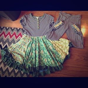 Matilda Jane Farmland Frolic Dress and Leggings